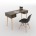 Conjunto Mesa Pé Palito e Cadeira Eiffel